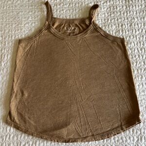 Loft Tan Tank Top-Vintage Style
